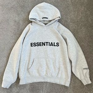 Fear of God Essentials Grey Hoodie